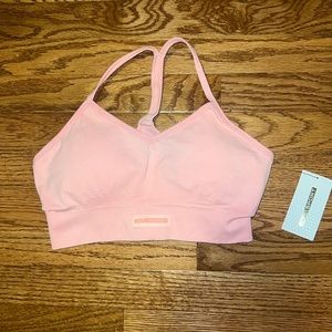 NWT seamless peach sports bra